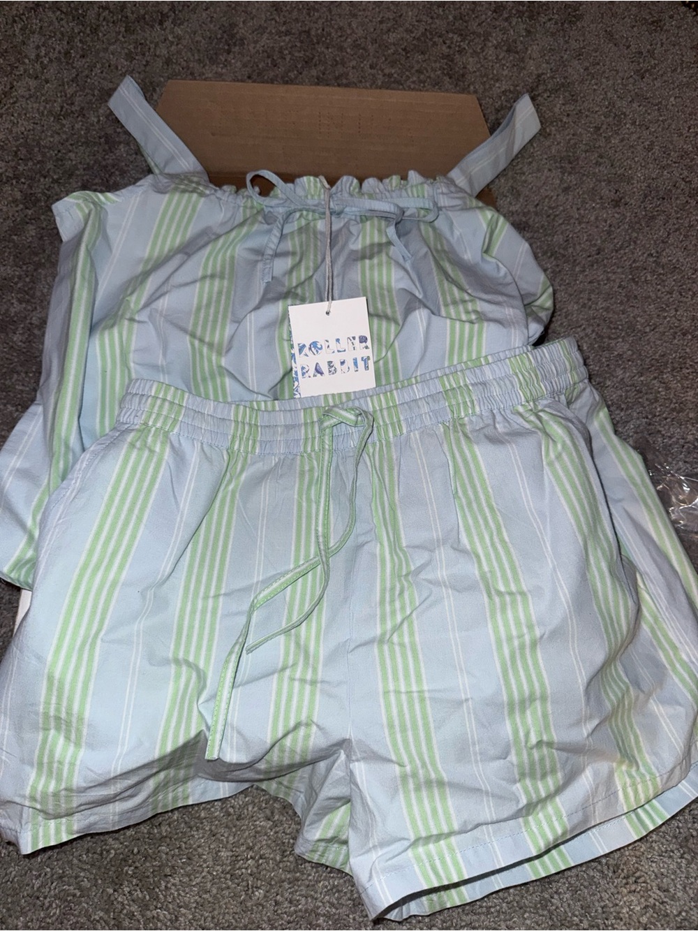 Roller Rabbit Positano Stripe Cooper Set